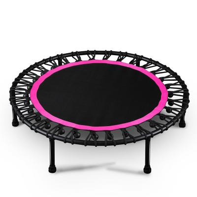 China With Protective Fitness Kids Net Indoor Safety Around Mini Trampoline With Adjustable Foam Handle/Foldable Round Trampoline for sale