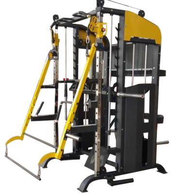 China Universal Smith Machine Multi Function Gym Machine / Multi Function Station Gym Equipment for sale