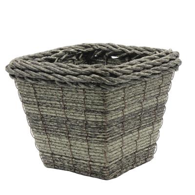 China Eco - Friendly Storage Box Organization Bins Rattan Home Storage Box for sale