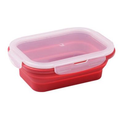 China Microwavable Collapsible Durable Silicone Food Grade Single Bowl Microwavable Case, LFGB PASSAGE, Small Size for sale