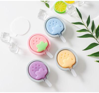 China Viable DIY New Style Ice Cream Mold Silicone Ice Cream Maker Creative Ice Cream Bar Mold for sale