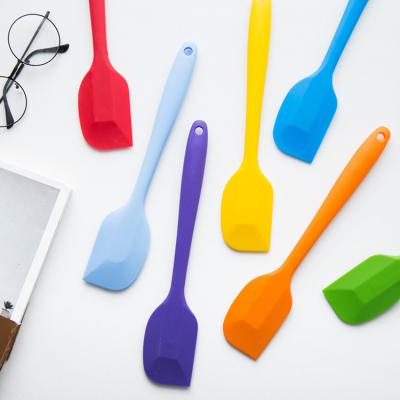 China Hot Selling Colorful Silicone Silicone Heat Resistant Spatulas For Bakery For Cooking for sale