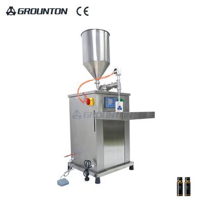 China Food Manufacturers Produce Servo Motor Vertical Semi-automatic Oral Liquid Filling Machine for sale