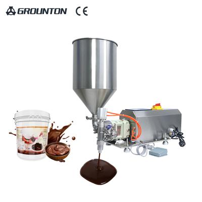 China Semi Automatic Food Product Chocolate Servo Filling Machine for sale