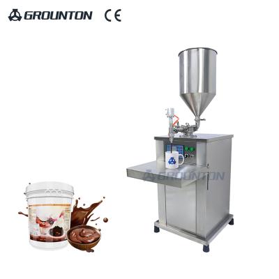 China Servo Semi Automatic Food Factory Production Dough Filling Machine for sale