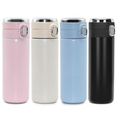 China 320ML Kids Double Wall Insulated 304 Stainless Steel Smart Water Bottle With Temperature Display Thermos Cup Bottle for sale