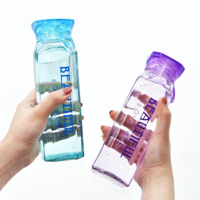 China 2022 Amazon New Design 12/17oz Eco Friendly Portable Student Wide Mouth Transparent Colorful Glass Bottle for sale