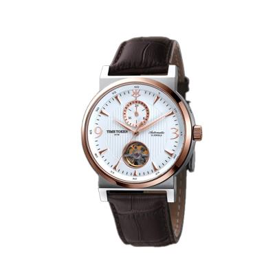 China Luxury Men's Calendar Winner Custom Logo Mechanical Automatic Male Classic Casual Full Watches Wristwatch for sale