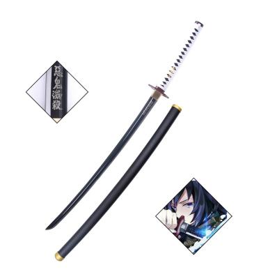 China Japan Fast Sales Carbon Steel Anime Sword Demon Slayer Tomioka Giyuu Handmade Sharp Sword for sale