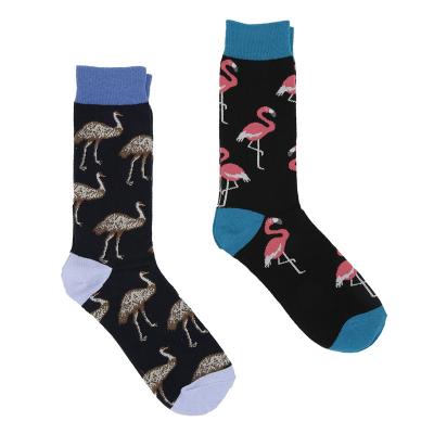 China Custom Made Full Cotton Breathable Colorful Funny Men Women Happy Socks for sale