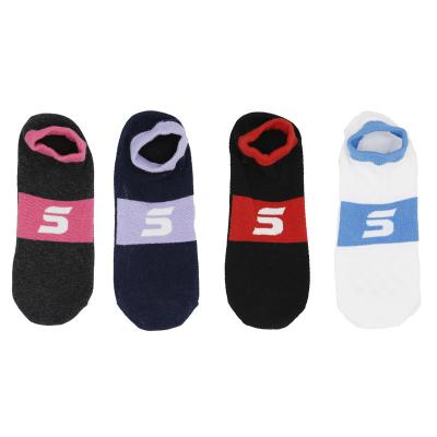 China Sporty Custom Logo Black Pink Beige Yoga Grip Socks Non Slip Sock Women for sale