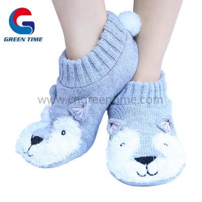 China Customized Anti-odor Women Plush Lovely Cute Animal Shaped Slippers Wholesale for sale