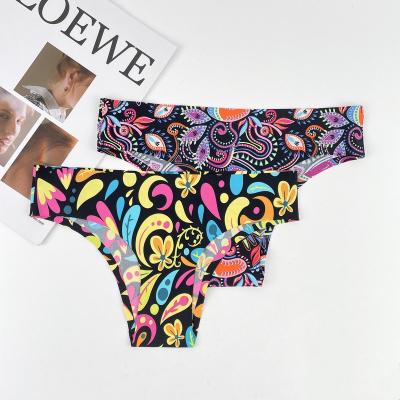 China Ladies Antibacterial Hot High Quality Cup Selling Seamless Panties No Show Women Invisible Underwear for sale