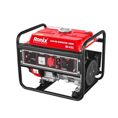 China Povid Electric Power RONIX Model RH-4703 5L Fuel Tank Gasoline Engine 1200W Portable Gasoline Generator for sale