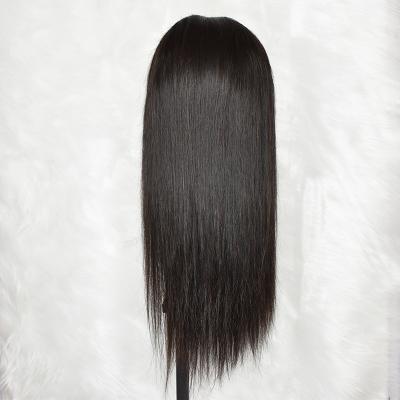 China 2022 Virgin Hair Straight Human Hair Bone Curical Aligned Cambodian Straight Hair Lace Front Wig Wholesale for sale