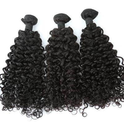 China 100% Virgin Hair Bundles Water Wave Curly Bundles Set Hair Extensions Brazilian Hair Bundles Water Wave Bundles Machine Double Weft for sale