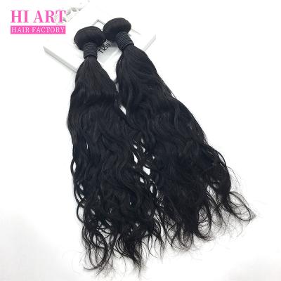 China Unprocessed 100% Virgin Hair Bundles Natural Wave Hair Bundles And Lace Closure Set Brazilian Hair Bundles Hair Double Machine Weft for sale