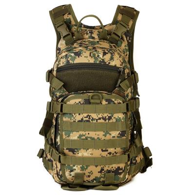 China Waterproof Men's Rucksack Camouflage Large Capacity Oxford Canvas Riding Helmet Tactical Outdoor Backpack for sale