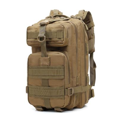 China Hot Selling Waterproof Hiking Military 25-35L Rucksack Khaki Tactical Waterproof Rucksack Bag Outdoor Rucksack for sale