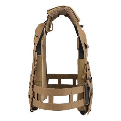 China Customization Light High Grade Factory Hypalon Material Lightweight Tactical Vest Laser Cut Plate Carrier Vest For Outdoor Training for sale