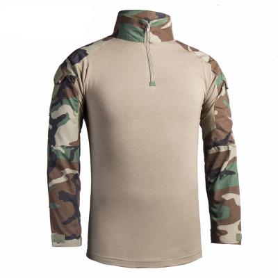 China Breathable 65/35 T/C Long Sleeve Outdoor Hiking Shirt; Mens G3 Tactical T-Shirt; camouflage increasing shirts 2021 breathable for sale