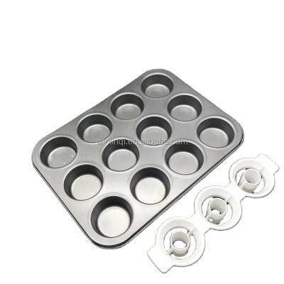 China Disposable Two Toned Cupcake Pan Set for sale