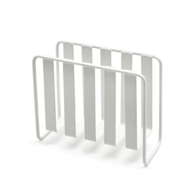 China Viable Modern Simple Kitchen Accessories Metal Countertop Paper Towel Napkin Table Rack for sale