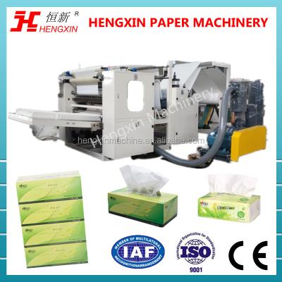 China High Speed ​​Cartoon Box Facial Tissue Producing Converting Machine HX-CS-190/6L for sale