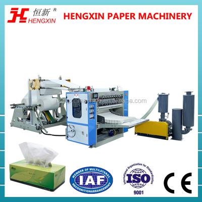 China Automatic embossed folder face tissue paper equipment factory sale HX-CS-190/6L for sale