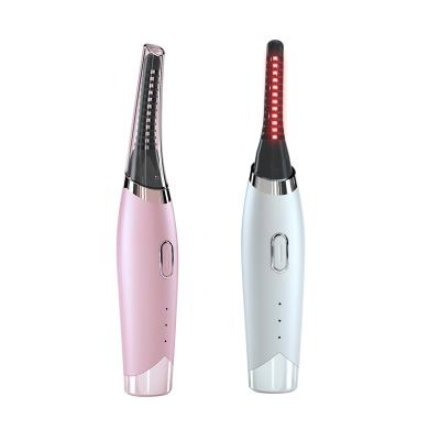 China PASSIONATE Fashion Design Eyelash Extension Tools Logo Usb Rechargeable Eyelash Curler Custom Made for sale