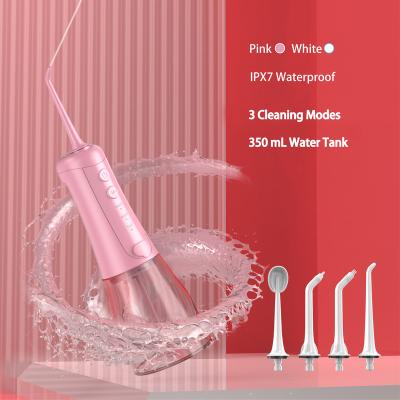 China Hotel Household Portable Teeth Tools Electric Cleaning Water Flosser IPX7 USB Waterproof Customized Power Battery Tank Time OUTDOOR for sale