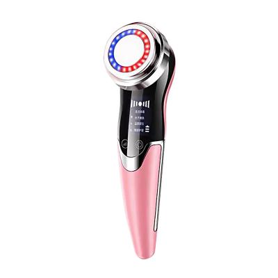 China Skin Tightening Amazon Hot Sale Skin Beauty Device Face Facial Massager With Heating Function for sale