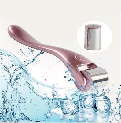 China Anti-Puffiness Hotsale Skin Care Tool Face Massager Derma Rolling System Ice Cooling Facial Roller for sale