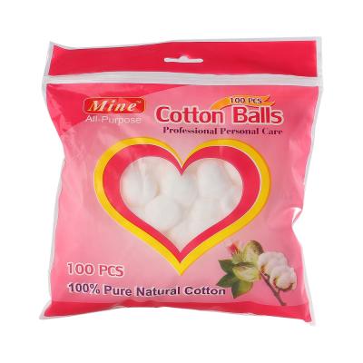 China Best Selling 100% Cotton Beauty Home Care Absorbent Cotton Balls JD-CB100-1 for sale