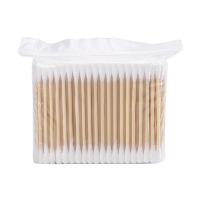 China Bamboo Stick Amazon Best Selling Polybag Packaging Other Medical Consumables Ear Stick Cotton Buds Q Tips Cotton Swabs Bamboo Earbuds Stick for sale