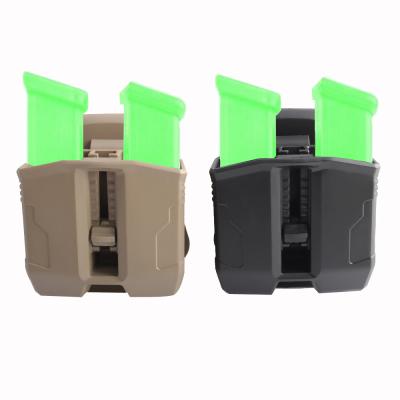 China Universal Dual Polymer Magazine Pouch for GLOCK 17/19, Dual Magazine Holder Compatible with Dual Stack 9mm Mags for sale