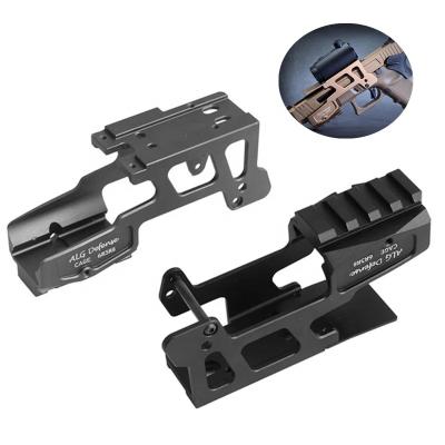 China Aluminum Alloy ALG Defense 6-Second Mount Optics Scope Mount RMR T2 H1RMR for Pistol Gen3 Glock Pistol 17 18C 22 24 31 34 35 with Magwell for sale