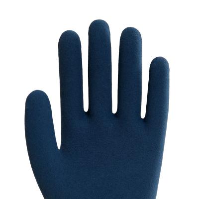 China Work Protection / Daliy Life / Heavy Duty CDSAFETY Good Life Anti Slip Grip Sandy Latex Coated Gloves Water Proof Gloves Double Coating for sale