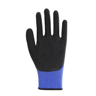 China Work Protection / Daliy Hand Life CE Certified Gray Black Latex / CDSAFETY Heavy Duty Coated Gloves for sale