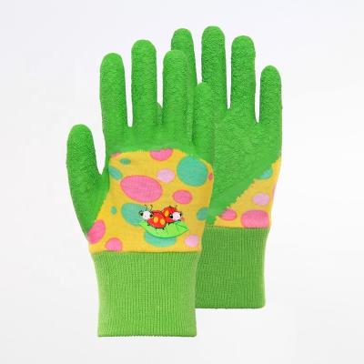 China Colorful Glass Processing / Police / Chemical Industry Children's Rubber Gloves For Children Safety Protection for sale