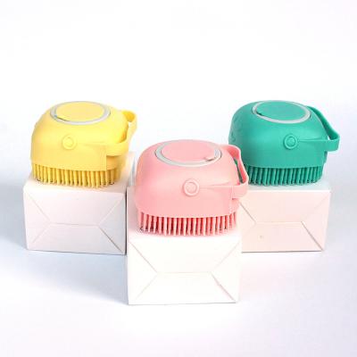 China Best Selling Viable Amazon Product Tool Shower Gel Grooming Pet Hair Brush Comb Slicker Slicker Brush For Dogs for sale