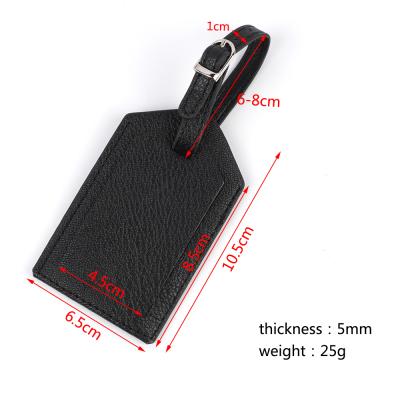 China OEM Travel Good Quality Durable High Quality Luggage Tag With Leather Straps for sale