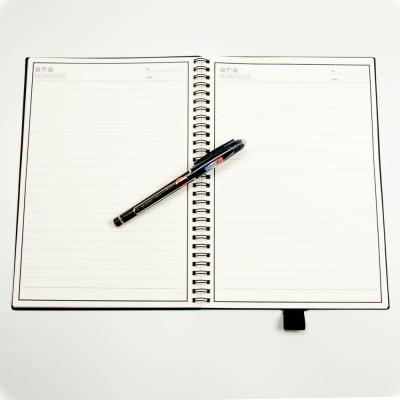 China New Hard Cover Book Reusable Paper Erasable Smart B5 Notebook With Pen for sale