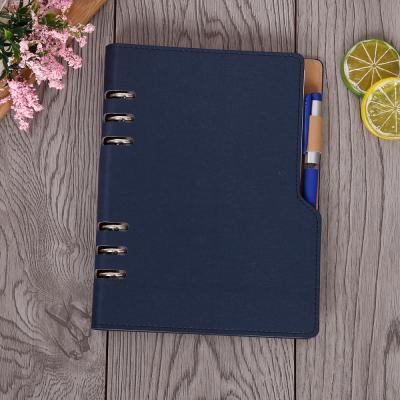 China Hardcover Binder Rings Journal Hardcover Book Diary Business Use or Personal Gift Notebook for sale