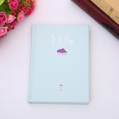 China Good Quality Hardcover Book Cover Hard Paper Notebooks With A5 Size Diary for sale