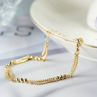 China From Japan 18K Yellow Gold Gold Bracelet Romantic Simple Fine Jewelry Bracelets & Bangles Beautifully for sale