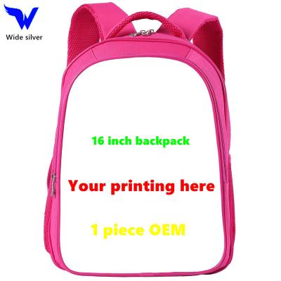 China WISI waterproof bolsos para mujeres juvenil kids backpack schoolbags school bag boy 16 inch for sale