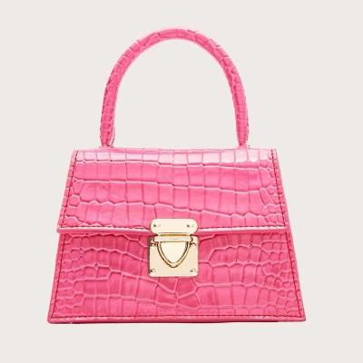 China High Quality Croc Embossed Satchel Bag for sale