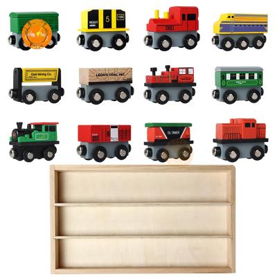 China For Funny Wooden Train Toys Preschool Kids Educational Wooden Train Toys For Kids Happiness for sale