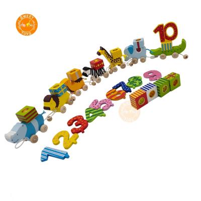 China Children's Toys 2021 New Arrived Wooden Toys Preschool Kids Birthday Train Educational Wooden Toys For Children Birthday Gifts for sale